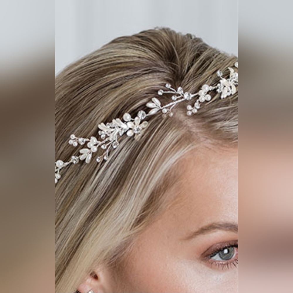 BEL AIRE bridal hair wire accessory - Picture 2 of 3